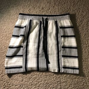 Lou + Grey - Black/White striped skirt